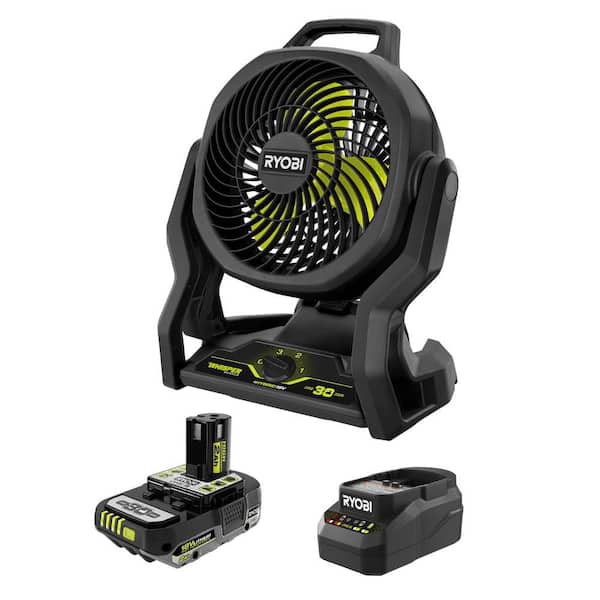 ONE+ 18V Hybrid Cordless 7-1/2 in. Fan 30TH Anniversary Kit with 2 Ah Battery and Charger