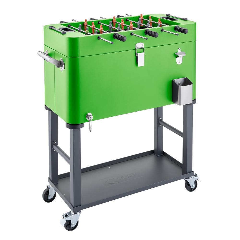 80 qt Detachable Tub Foosball Cooler w/ Cover Green price history on PriceWatchPro