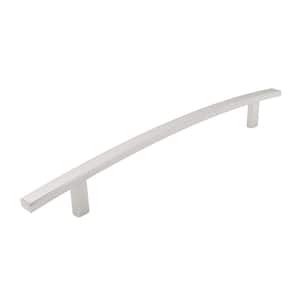 Padova Collection 7 9/16 in. (192 mm) Brushed Nickel Transitional Rectangular Cabinet Bar Pull