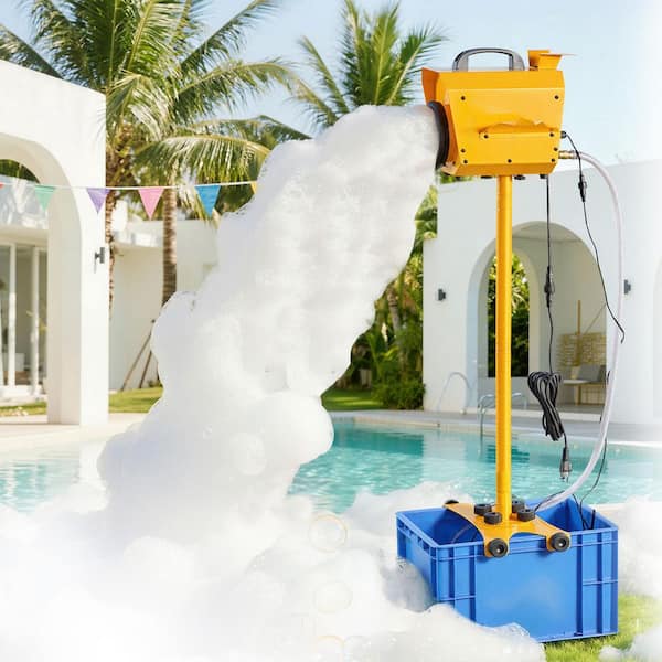 SKYSHALO Foam Machine with Adjustable Angle, Bubble Maker with 21