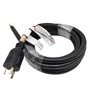 15 ft. 10/3 30 Amp, Black 250-Volt Twist Lock NEMA L6-30 Replacement Cord (L6-30P to 3-Wire),UL Listed