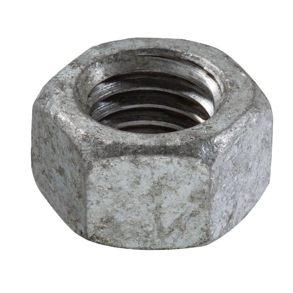 Everbilt 25-Pieces 5/16 in.-18 Galvanized Hex Nut