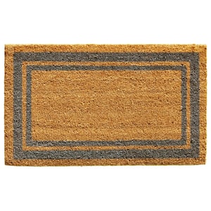 Periwinkle Border Doormat 24" x 36"