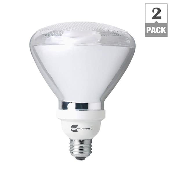 EcoSmart 90W Equivalent Soft White ((2700K)) PAR38 CFL Flood Light Bulb (2-Pack)