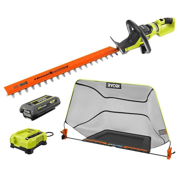 RYOBI 40V HP Brushless 26 in. Cordless Battery Hedge Trimmer with