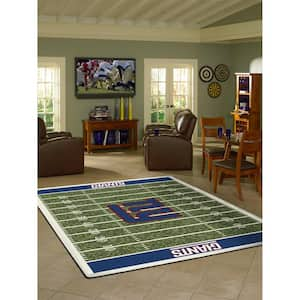 30 x 72 1947 New York Giants Retro Logo Rectangle Ticket Runner Mat -  Floor Rug - Area Rug