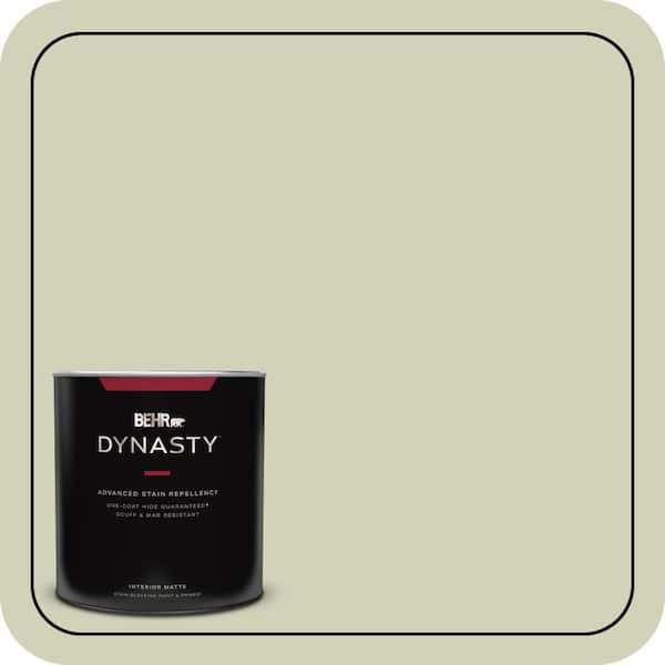 BEHR DYNASTY 1 qt. #S360-2 Breathe Matte Interior Stain-Blocking Paint & Primer