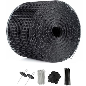 8 in. x 100 ft. Solar Panel Bird Guard, Critter Guard Roll Kit with 50-Pieces Stainless Fasteners 1/2 in. Wire Roll Mesh