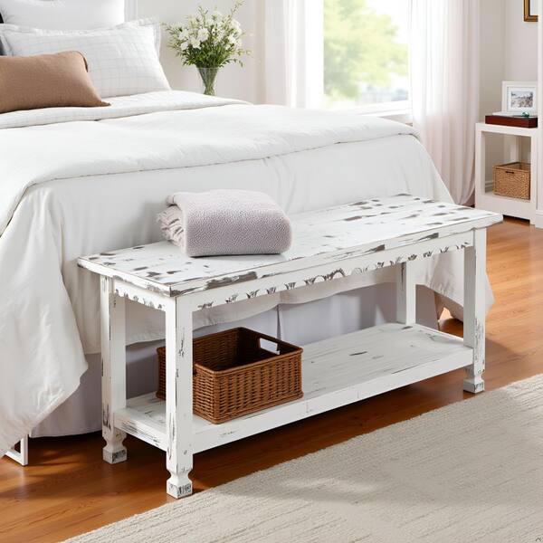 Alaterre Furniture Country Cottage 36 in. Solid Wood Entryway