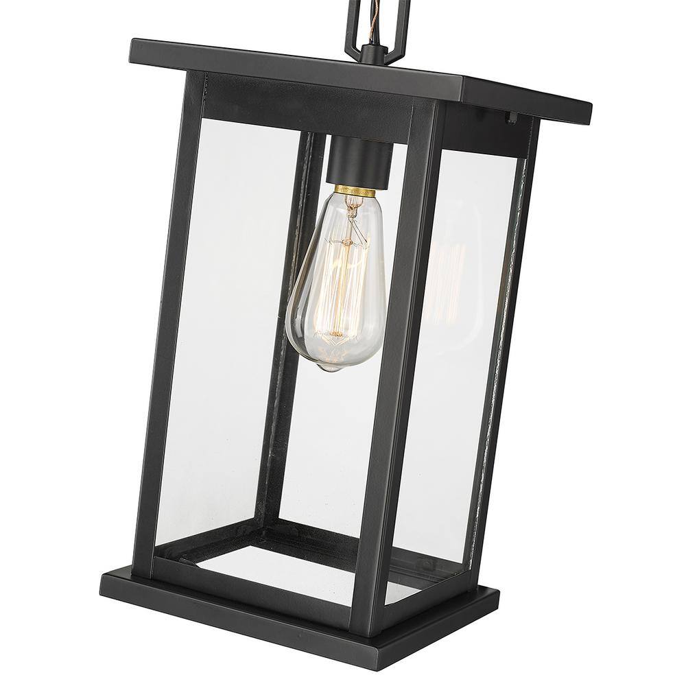 Powder Coat Black Metal Outdoor Hanging Lantern