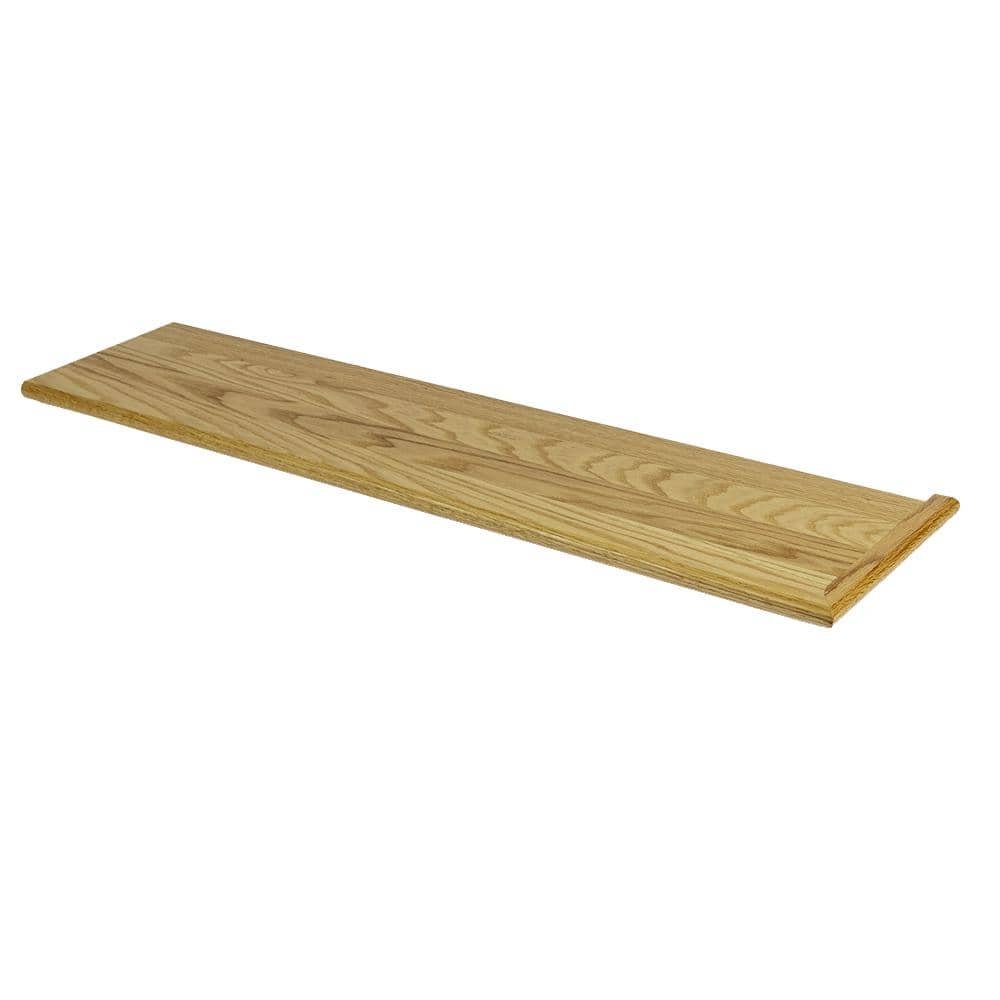 1 in. x 11.5 in. x 60 in. Prefinished Natural Red Oak Right Return Plain Cut Tread price history on PriceWatchPro