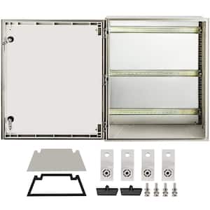 24 in. x 20 in. x 9 in. Steel Enclosure NEMA 4X Fiberglass Electrical Box Outdoor Junction Box with Mounting Plate