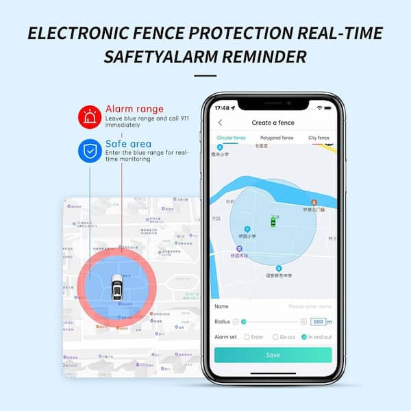 Lhoe 4G Tracker GPS - Localisation Satellite en Teps Réel, Batterie
