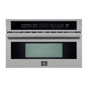 Capoliveri 30 in. Wall Oven and Microwave Combo in Stainless Steel 1.2 cu. ft.