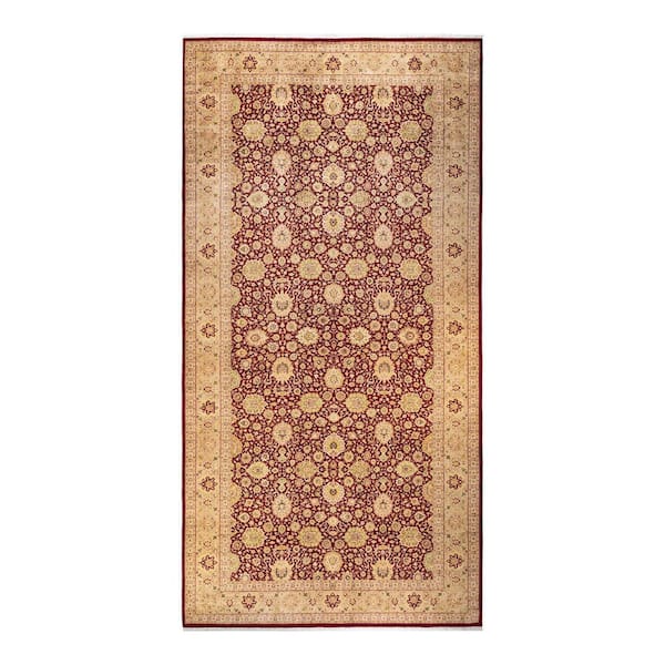 Solo Rugs Mogul One-of-a -Kind Traditional Orange 8 ft. 1 in. x 16 ft. 5 in. Oriental Area Rug