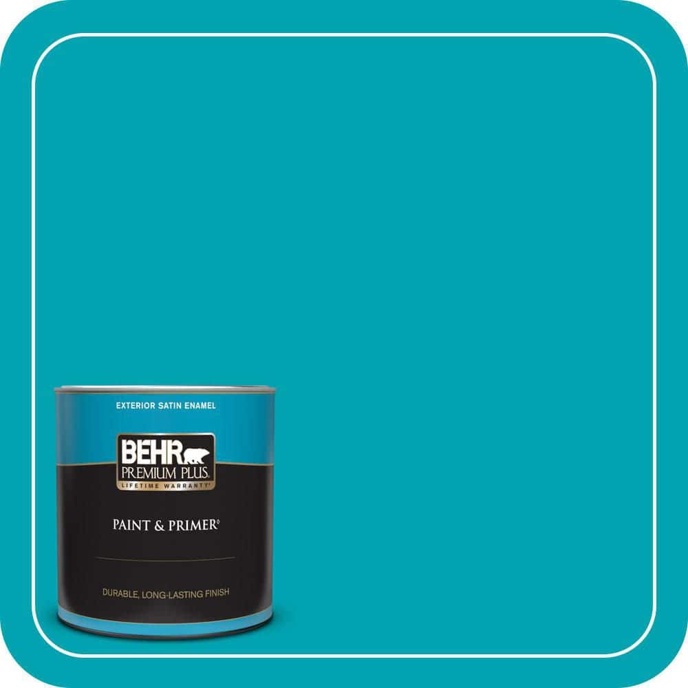 1 qt. #510B-6 Blue Jewel Satin Enamel Exterior Paint & Primer price history on PriceWatchPro