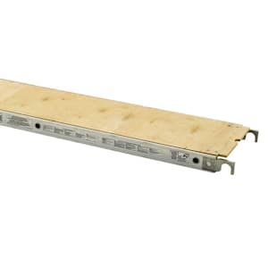 7 ft. x 19 in Plywood Decked Aluma-Plank with 250 lb. Load Capacity