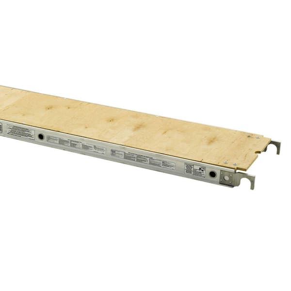 Werner 7 ft. x 19 in Plywood Decked Aluma-Plank with 250 lb. Load Capacity