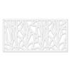 GRID AXCENTS Willow 48 in. x 24 in. White Polypropylene Multi-Purpose ...