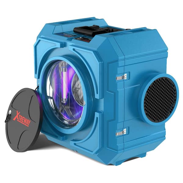 800 sq. ft. HEPA-Type Portable Air Scrubber in Green with with 3-Stage Filtration