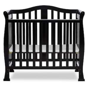 Naples 4-in-1 Black Convertible Mini Crib