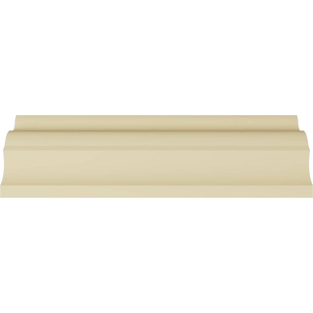 Delfina White Polyurethane Crown Moulding 94.5" Length