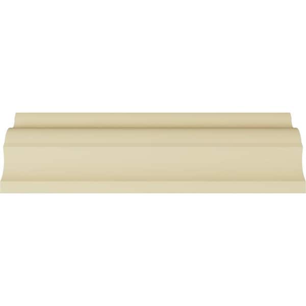 Ekena Millwork Delfina 3 in. x 5 in. x 94-1/2 in. Polyurethane Crown Moulding