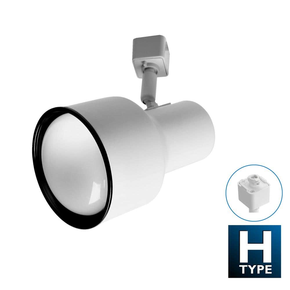 White 4-Foot 3-Light Adjustable Ceiling Track Lighting Kit