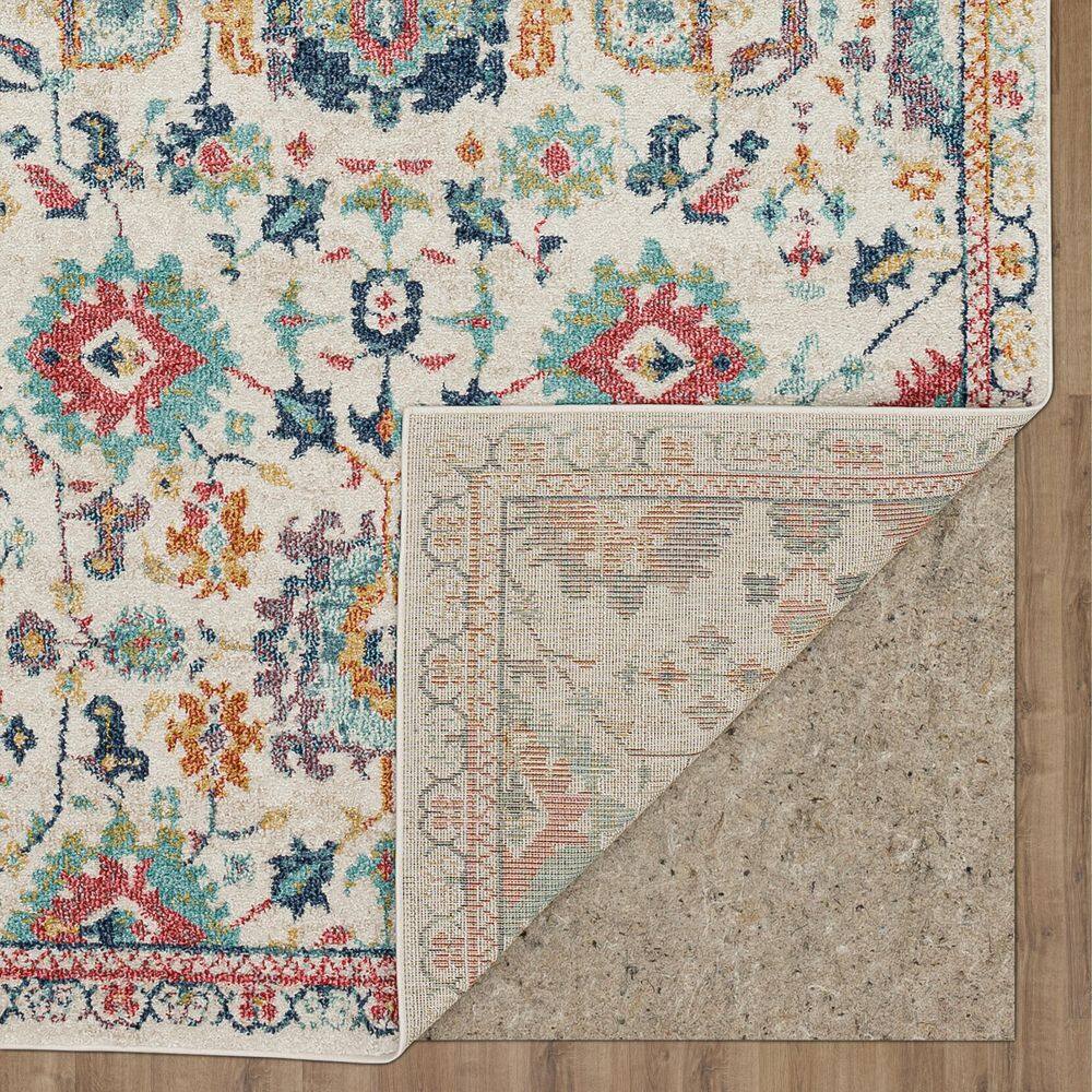 Grove Elms Traditional Ornamental 8' x 10' Multi-Color Area Rug