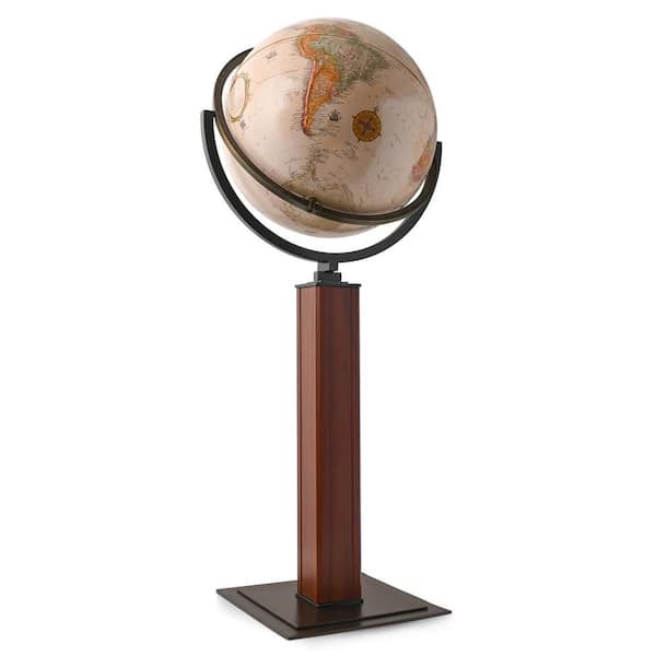 Waypoint Geographic Landen 44 in. x 16 in. Diameter Antique Floor Globe