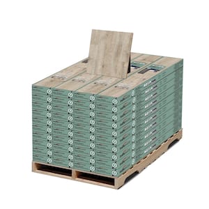 Oak Knoll 8 mm T x 7.5 in. W Water Resistant Laminate Wood Flooring (947.6 sqft/pallet)