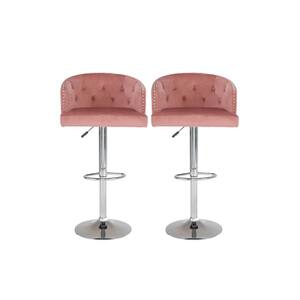 dark pink bar stools