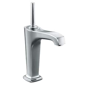 Margaux Single Hole Single Handle Mid Arc Bathroom Vessel Sink Faucet in Polished Chrome