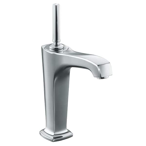 KOHLER Margaux Single Hole Single Handle Mid Arc Bathroom Vessel Sink Faucet in Polished Chrome