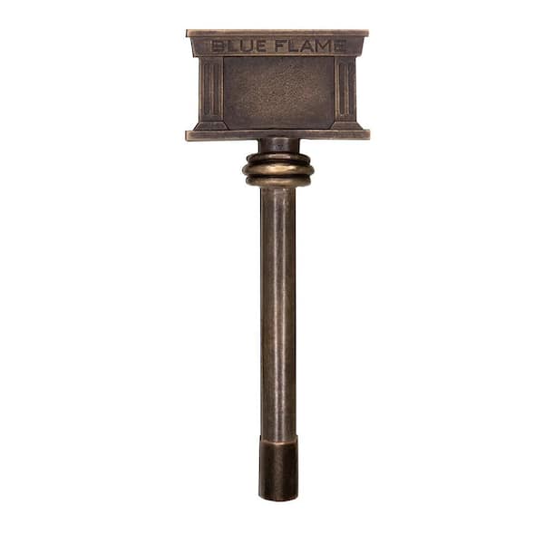 Blue Flame 4 in. to 8 in. Expandable Gas Valve Key Expands in Antique Brass