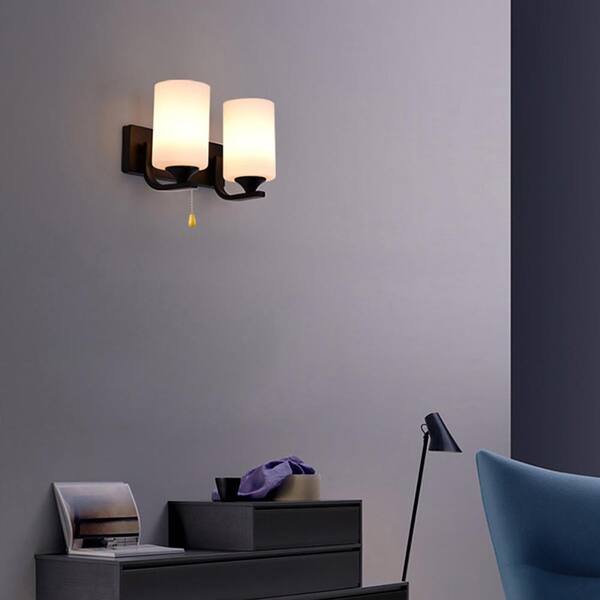 pull chain wall sconce home depot