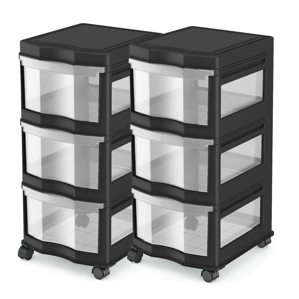 Heavy Duty Containers Super Big Plastic Storage Box Organizer with Lid and  Casters 30/50/80/120/170/250/350L