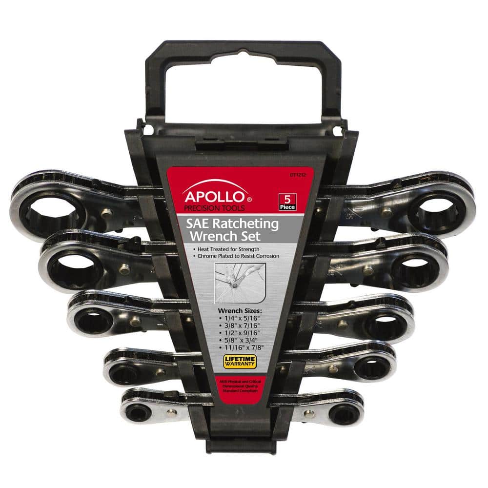 5-Piece SAE Ratcheting Wrench Set price history on PriceWatchPro