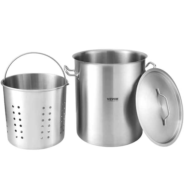 Heavybao Commercial Stainless Steel Stock Cooking Pots with Lid