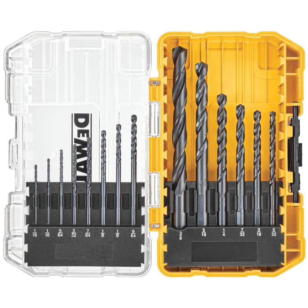 Black Oxide Drill Bit Set (19-Piece) with Tough Case Black Oxide Drill Bit Set (19-Piece) with Tough Case