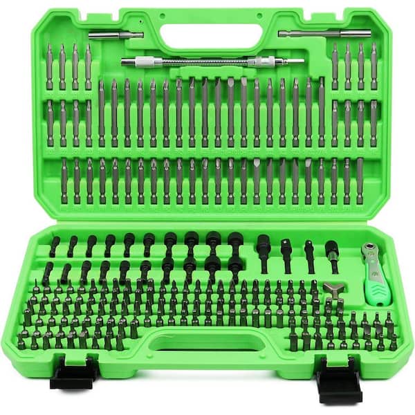 Screwdriver Bit Set, Chrome Vanadium Steel Driving Bit Set (232-Piece)