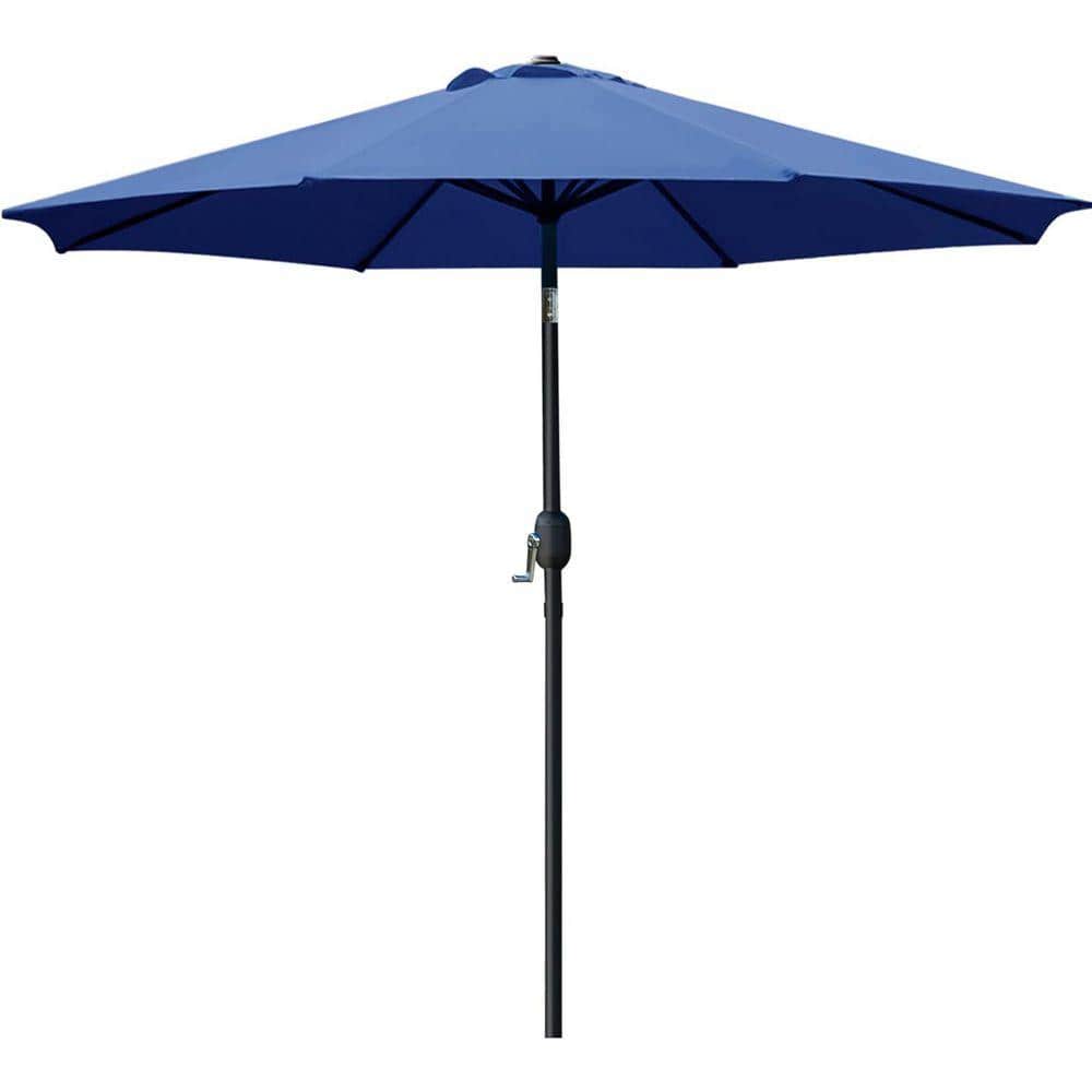 Sunny Series 9 ft. Aluminum Yard Patio Umbrella in Navy Blue Patio Umbrella Outdoor Table Umbrella with 8 Sturdy Ribs price history on PriceWatchPro