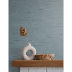 Pacifico Seahaven Rush Cloth Unpasted Embossed Vinyl Wallpaper Roll 60.75 sq. ft.