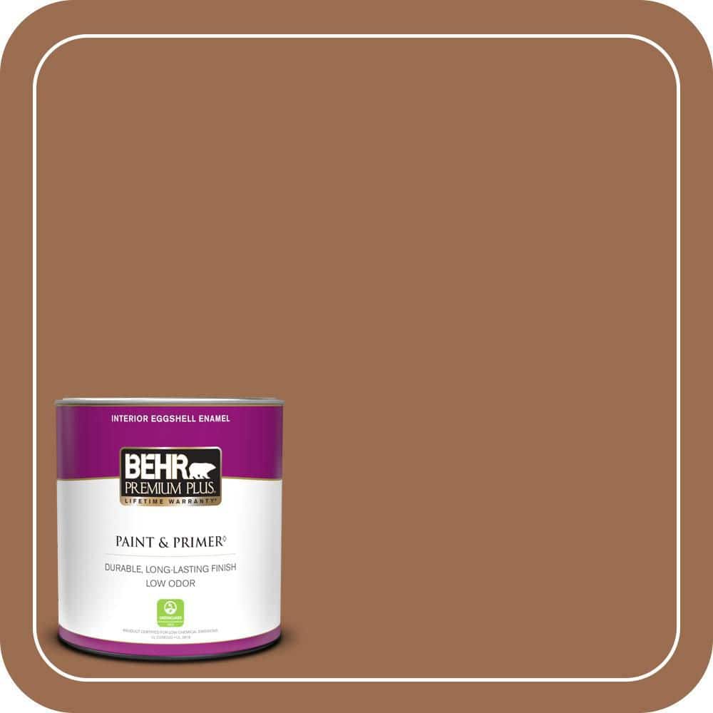 1 qt. #PMD-88 Sorrel Brown Eggshell Enamel Low Odor Interior Paint & Primer price history on PriceWatchPro