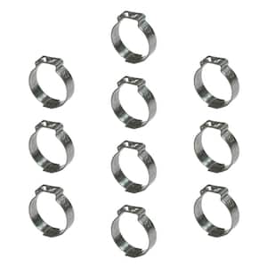 1/2 in. Stainless-Steel Poly Pipe Pinch Clamps (10-Pack)