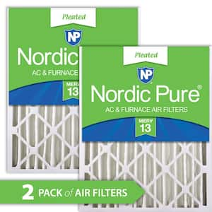 16 in. x 25 in. x 4 in. Ultimate Pleated Air Filter MERV 13 (2-Pack)