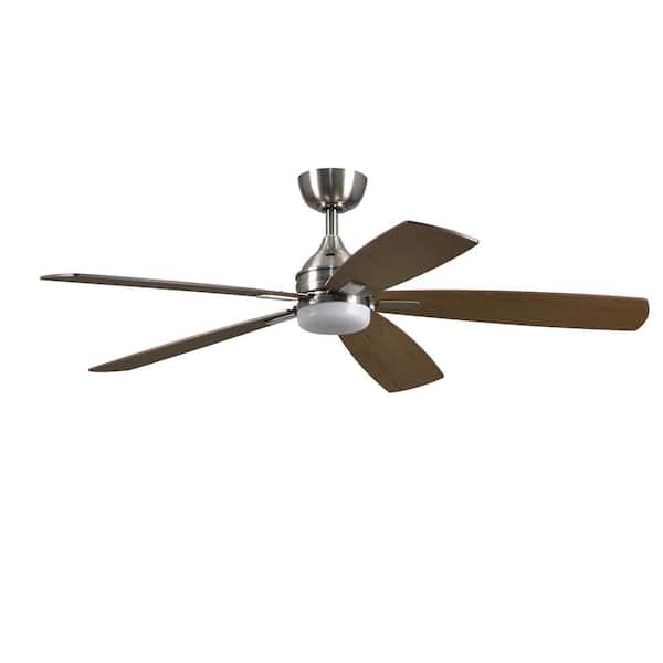 Home Decorators Collection Beckford 52 in. Indoor Brushed Nickel