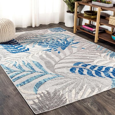 Polypropylene Outdoor Rugs, Blue And Green Outdoor Rugs 8 215 10
