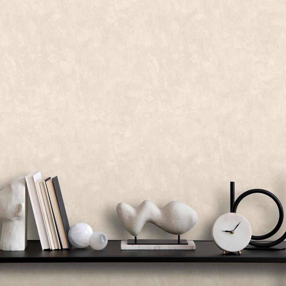 Faux Waxed Texture Beige Wallpaper Sample price history on PriceWatchPro