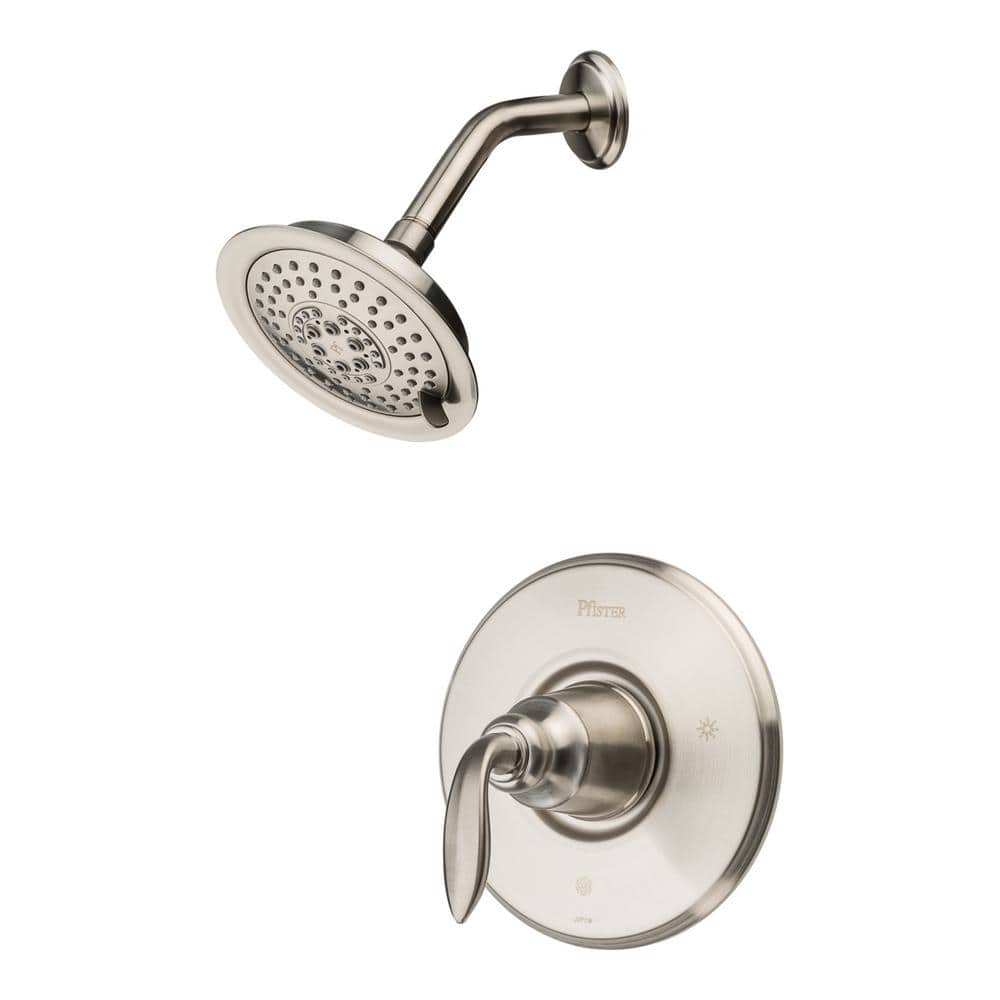 Pulse Rain Brushed Nickel Wall Mounted Shower Kit